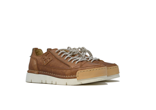 Model "LA NATURALE" - Handmade Shoe in 100% Leather Made in Italy
