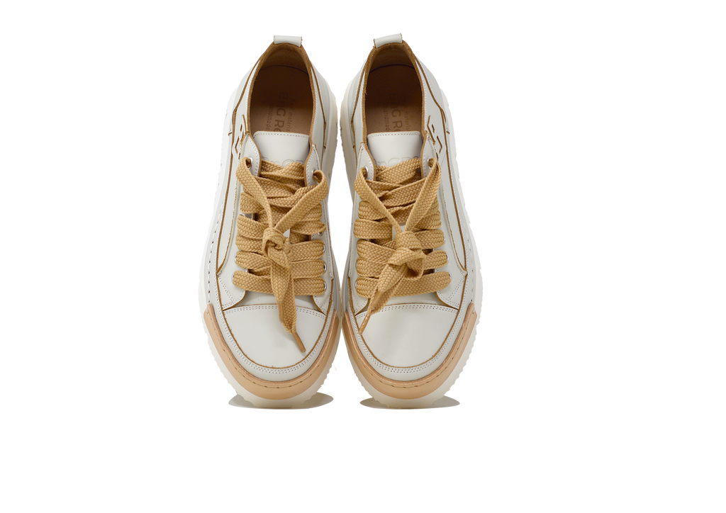 "LA PERLA CAFFELATTE MI" - Scarpa Artigianale  in Pelle 100% fatta in Italia