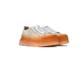 "LA PERLA SFUMATA ARANCIO" - Scarpa Artigianale  in Pelle 100% fatta in Italia