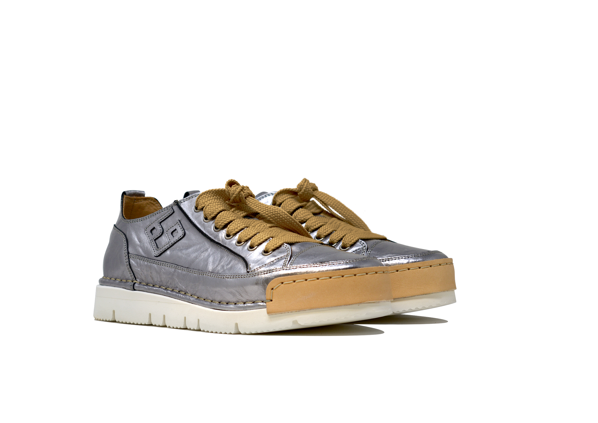 "LA BRILLANTE BLACK" - Scarpa Artigianale  in Pelle 100% fatta in Italia