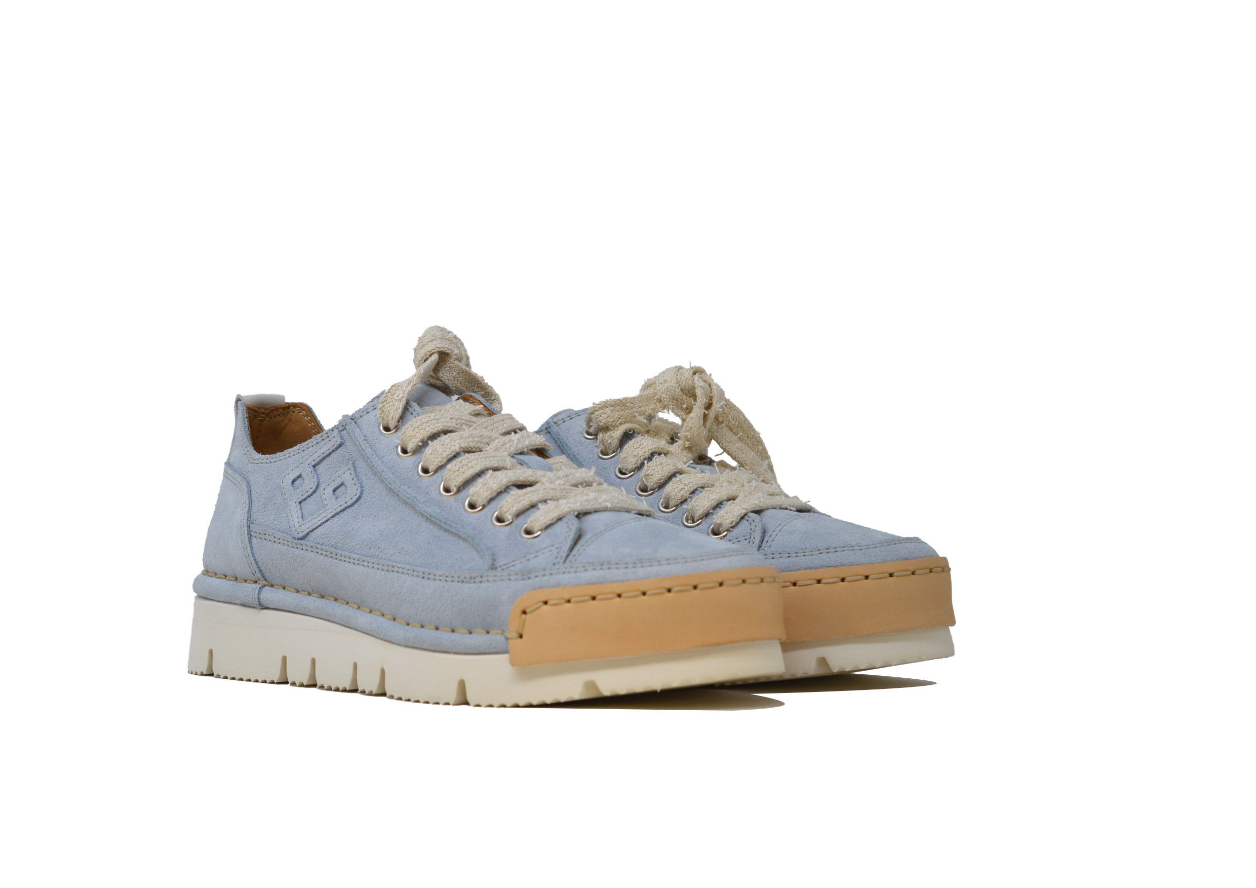 "LA AZZURRINA" - Scarpa Artigianale  in Pelle 100% fatta in Italia