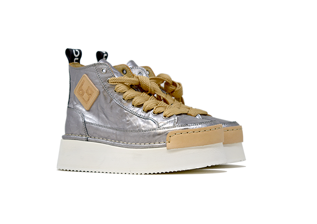 "LA BRILLANTE HIGH PLATFORM" - 100% Handmade Leather Polish Made in Italy