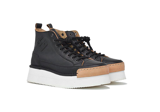 "LA PRIMA HIGH ZEPPA" - 100% Handmade Leather Polish Made in Italy