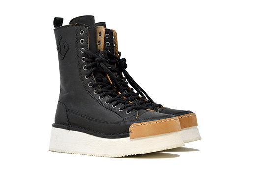 "LA ROCK" - Handmade Leather Boot 100% Made in Italy