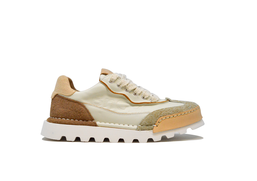 "LA SNEAKER CAFFELATTE" - Scarpa Artigianale  in Pelle 100% fatta in Italia