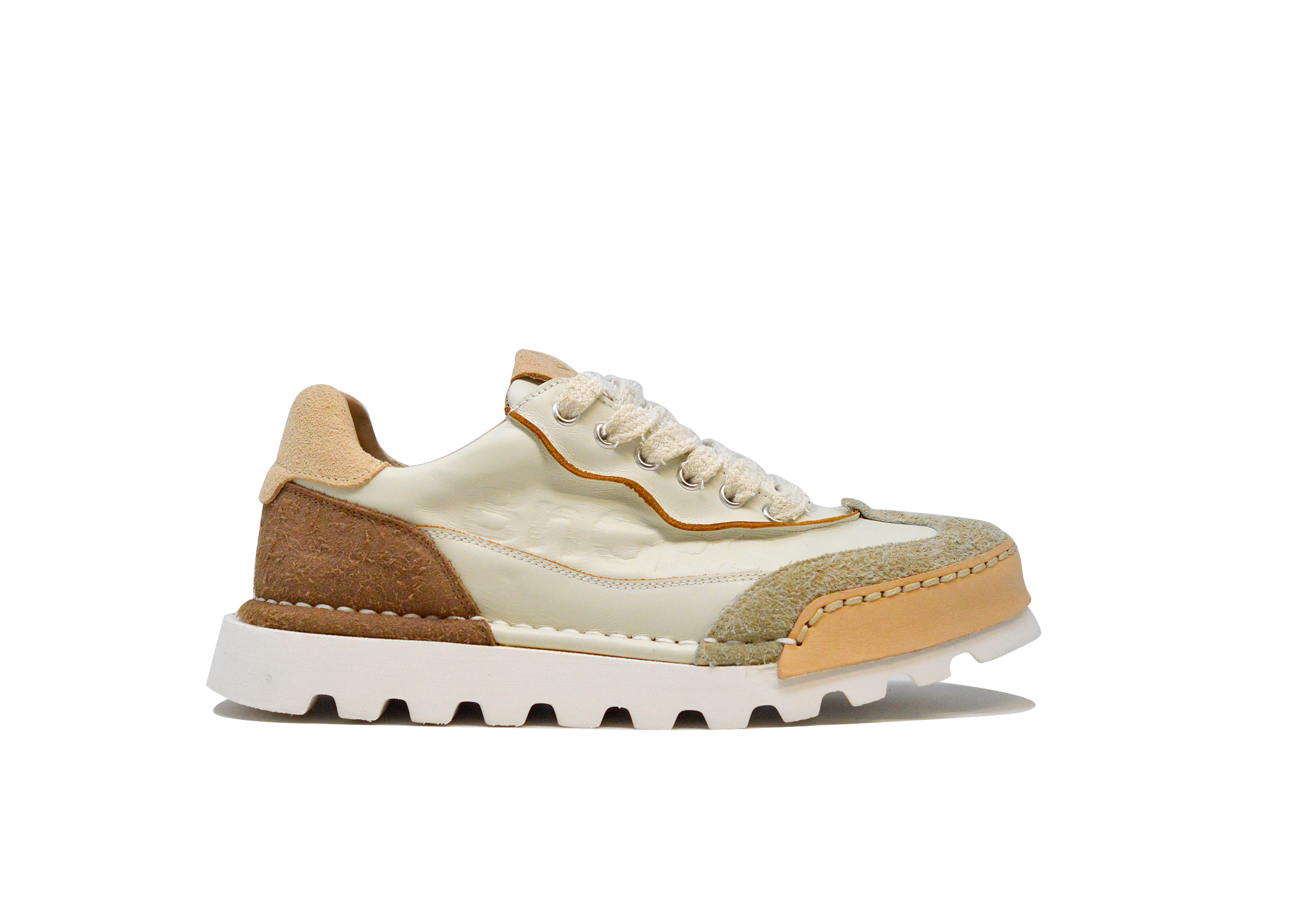 "LA SNEAKER CAFFELATTE" - Scarpa Artigianale  in Pelle 100% fatta in Italia