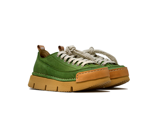 "LA DINAMICA MENTA" - Scarpa Artigianale  in Pelle 100% fatta in Italia