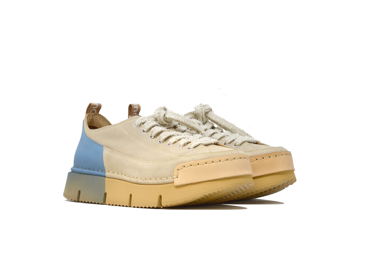 "LA DINAMICA SFUMATA CIELO" - Scarpa Artigianale  in Pelle 100% fatta in Italia