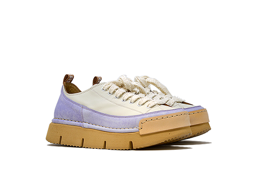 "LA DINAMICA LAVANDA" - Scarpa Artigianale  in Pelle 100% fatta in Italia
