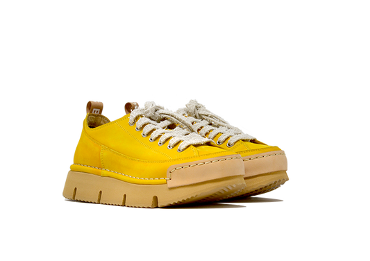 "LA DINAMICA GIRASOLE" - Scarpa Artigianale  in Pelle 100% fatta in Italia