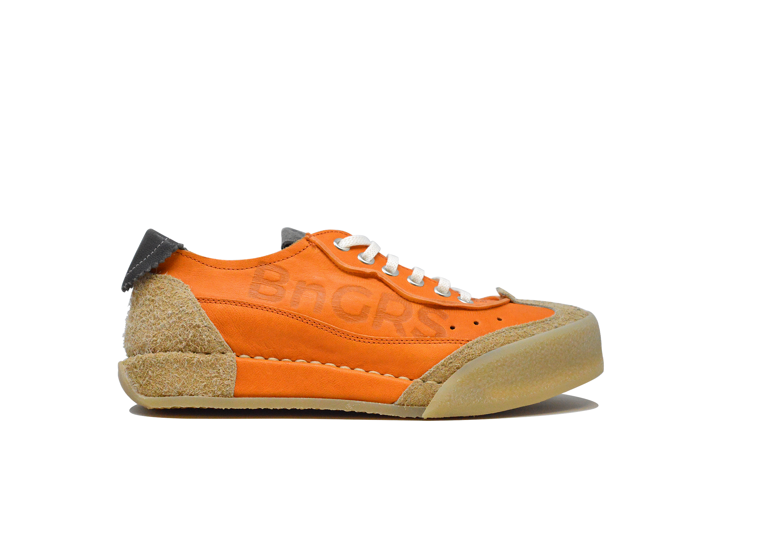 "L'HERITAGE ARANCIO" - Scarpa Artigianale  in Pelle 100% fatta in Italia