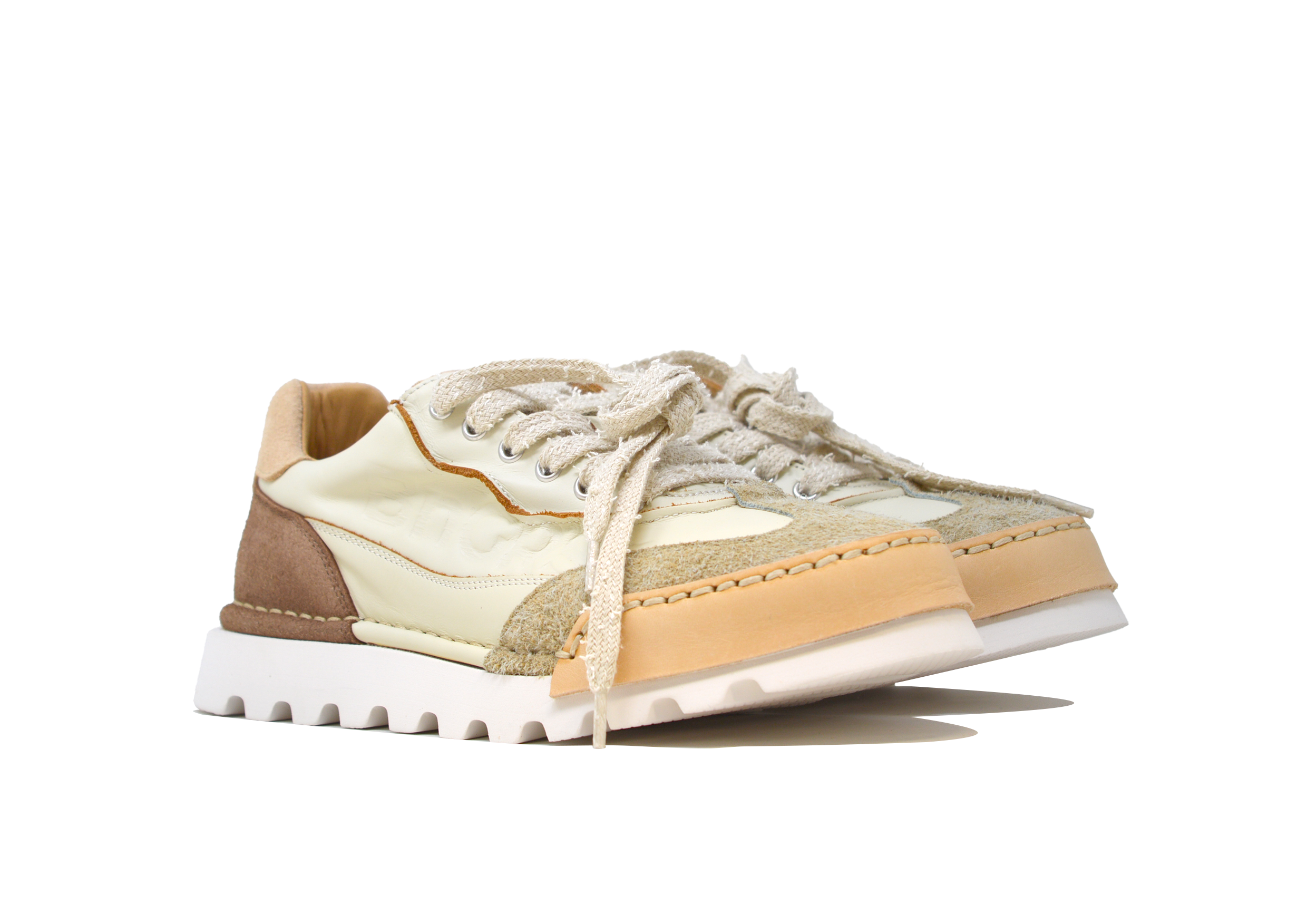"LA SNEAKER CAFFELATTE" - Scarpa Artigianale  in Pelle 100% fatta in Italia