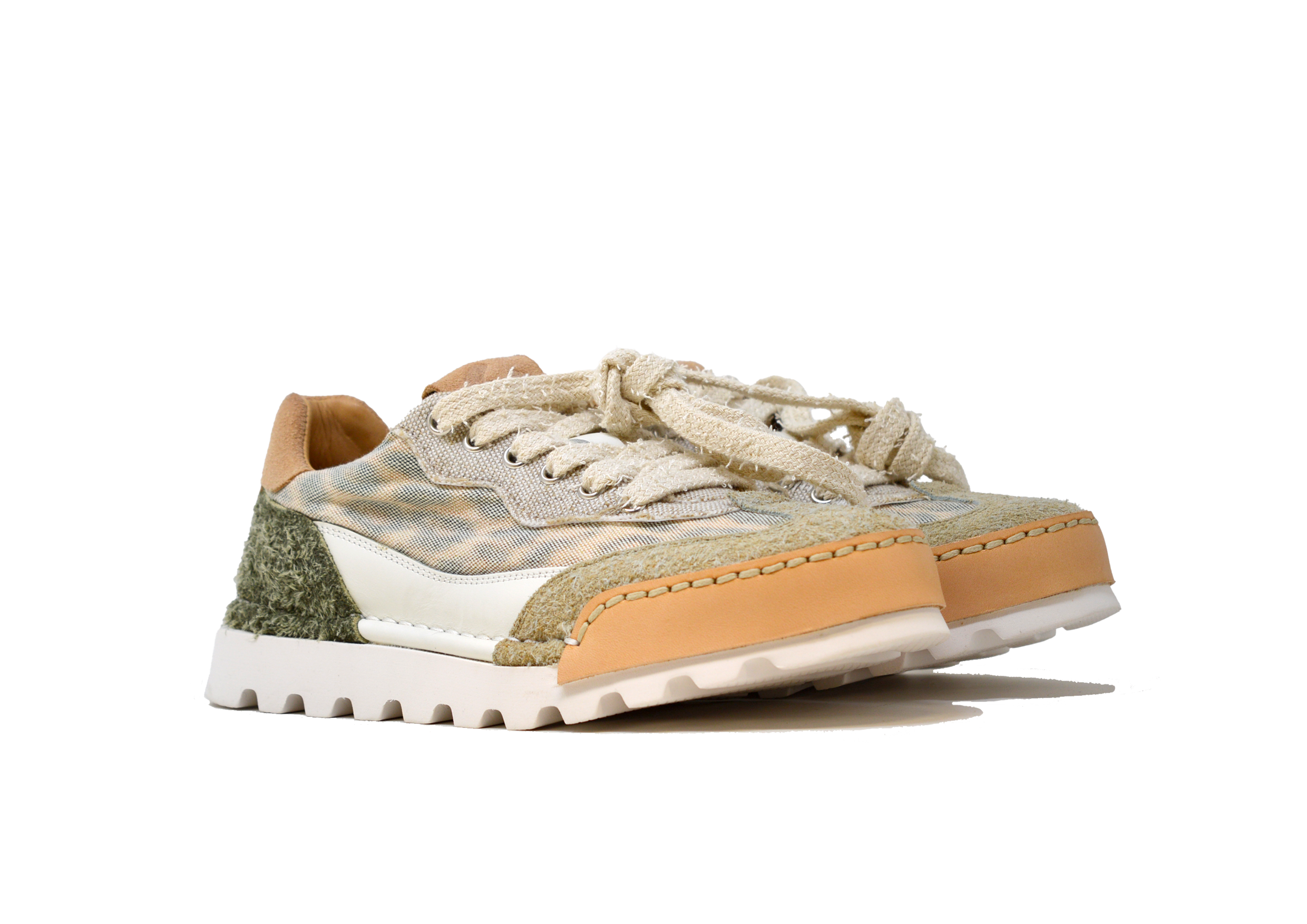 "LA SNEAKER LEO" - Scarpa Artigianale  in Pelle 100% fatta in Italia
