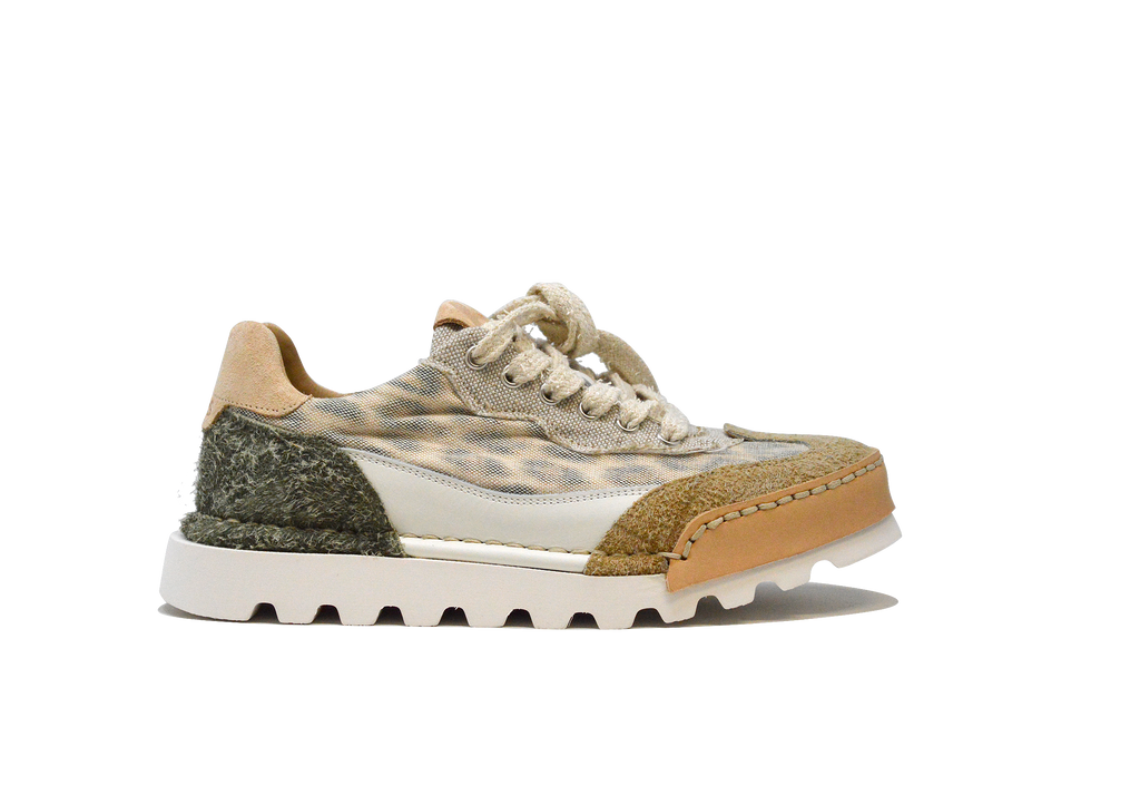 "LA SNEAKER LEO" - Scarpa Artigianale  in Pelle 100% fatta in Italia