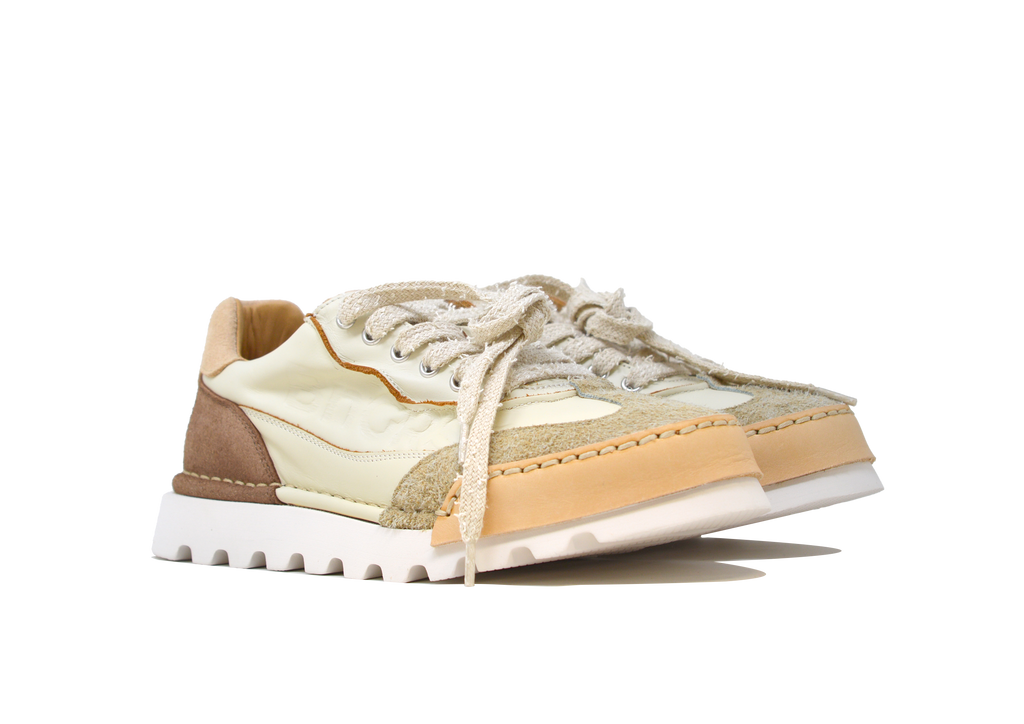 "LA SNEAKER CAFFELATTE" - Scarpa Artigianale  in Pelle 100% fatta in Italia