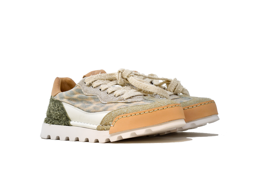 "LA SNEAKER LEO" - Scarpa Artigianale  in Pelle 100% fatta in Italia