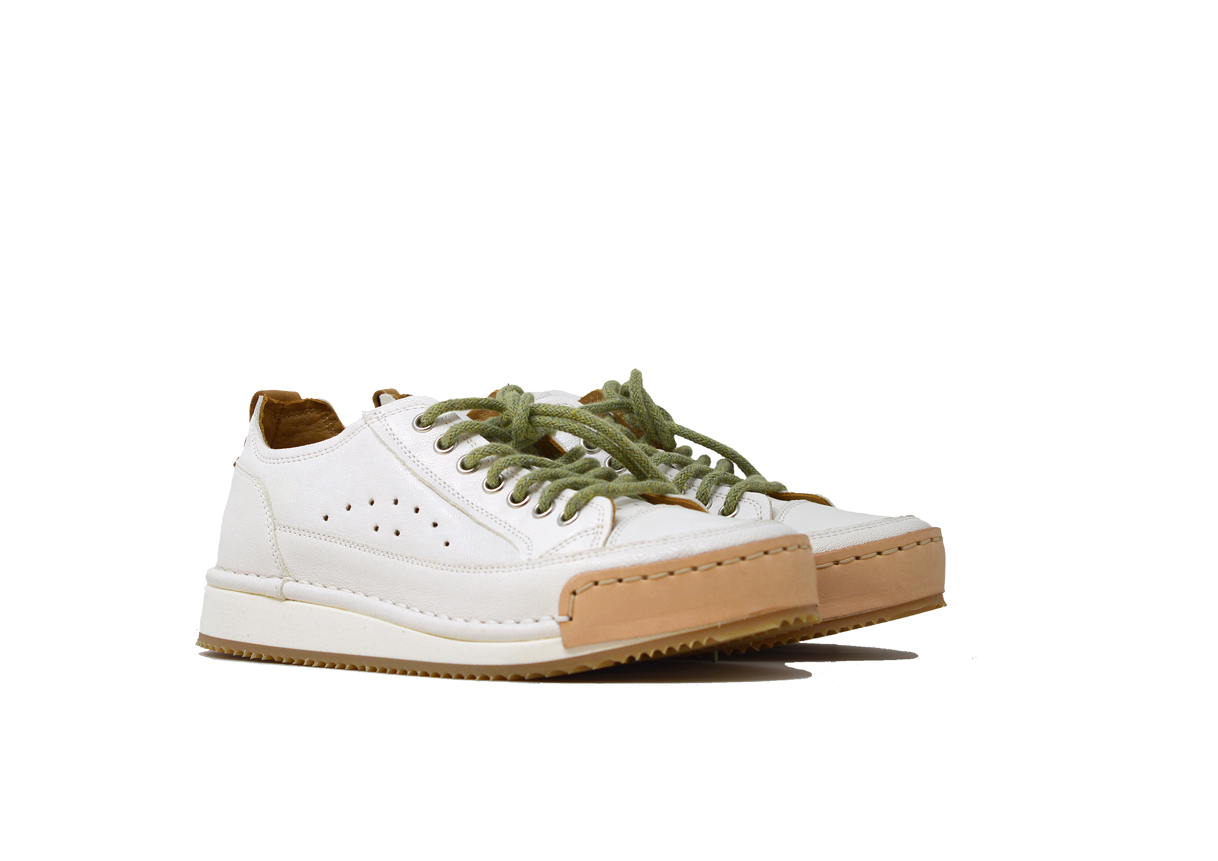 "LA FRESCA BIANCA" - Scarpa Artigianale  in Pelle 100% fatta in Italia