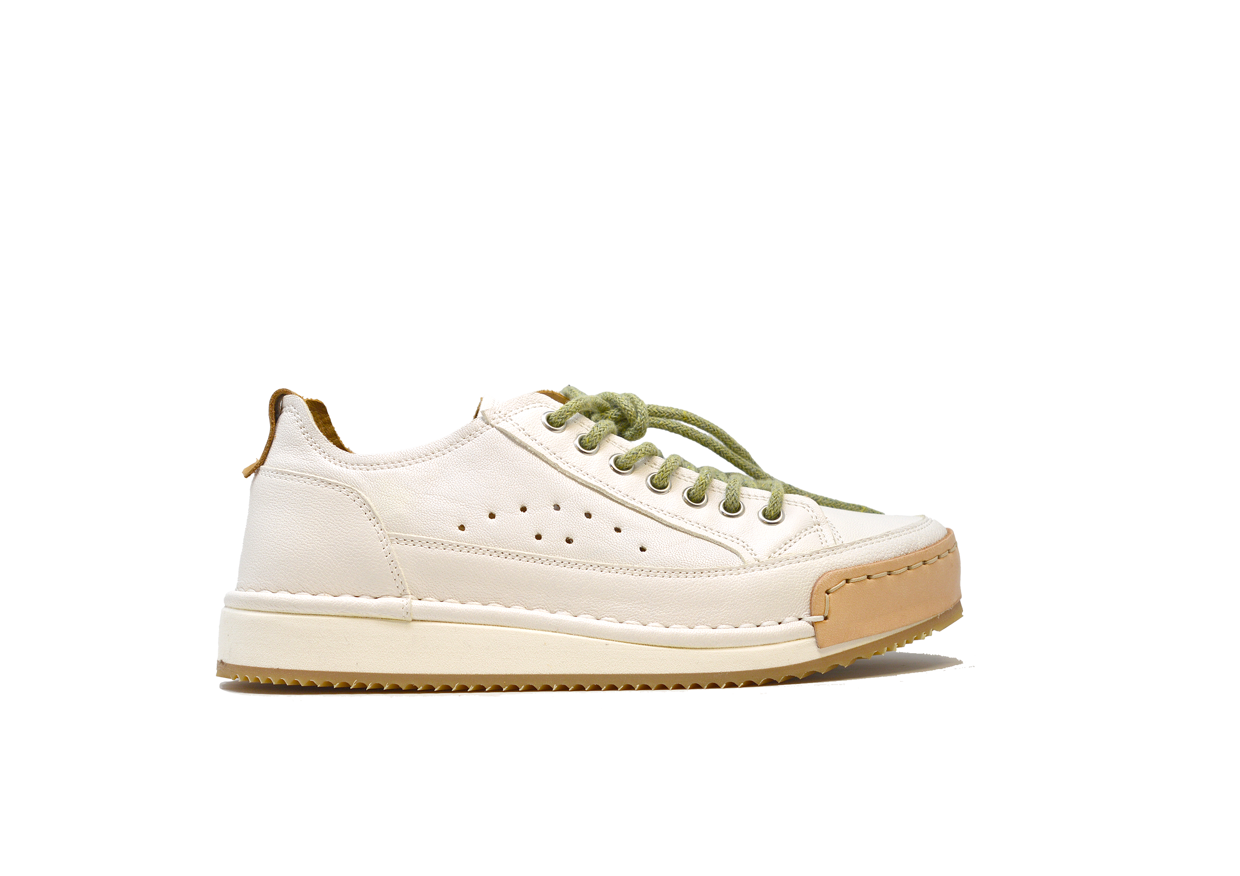 "LA FRESCA BIANCA" - Scarpa Artigianale  in Pelle 100% fatta in Italia