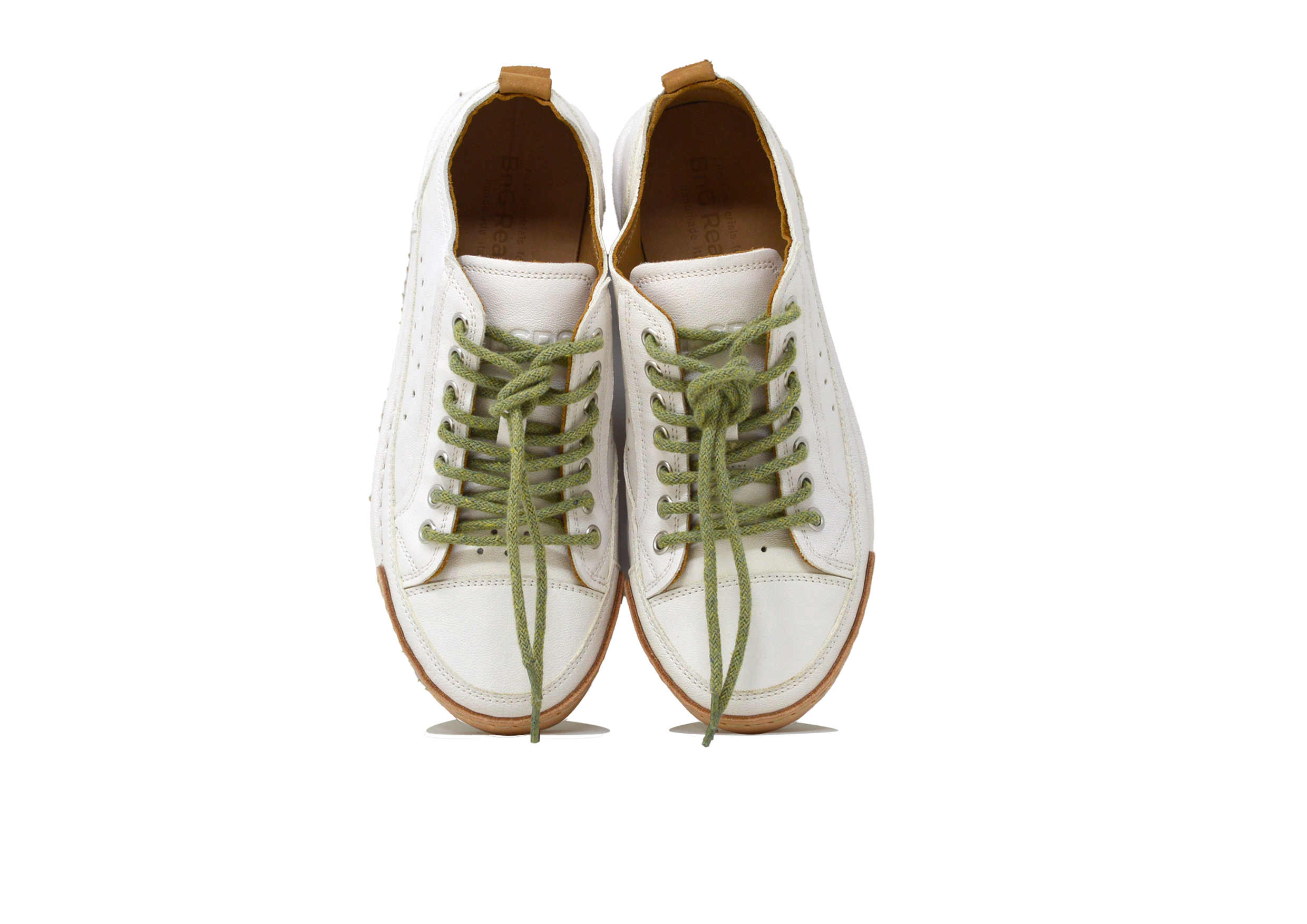 "LA FRESCA BIANCA" - Scarpa Artigianale  in Pelle 100% fatta in Italia