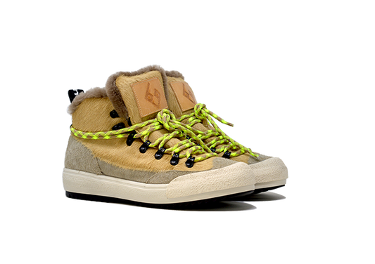 "LA YETI BEIGE" |Women - Handmade Shoe in Cowhide 100% Handmade in Italy