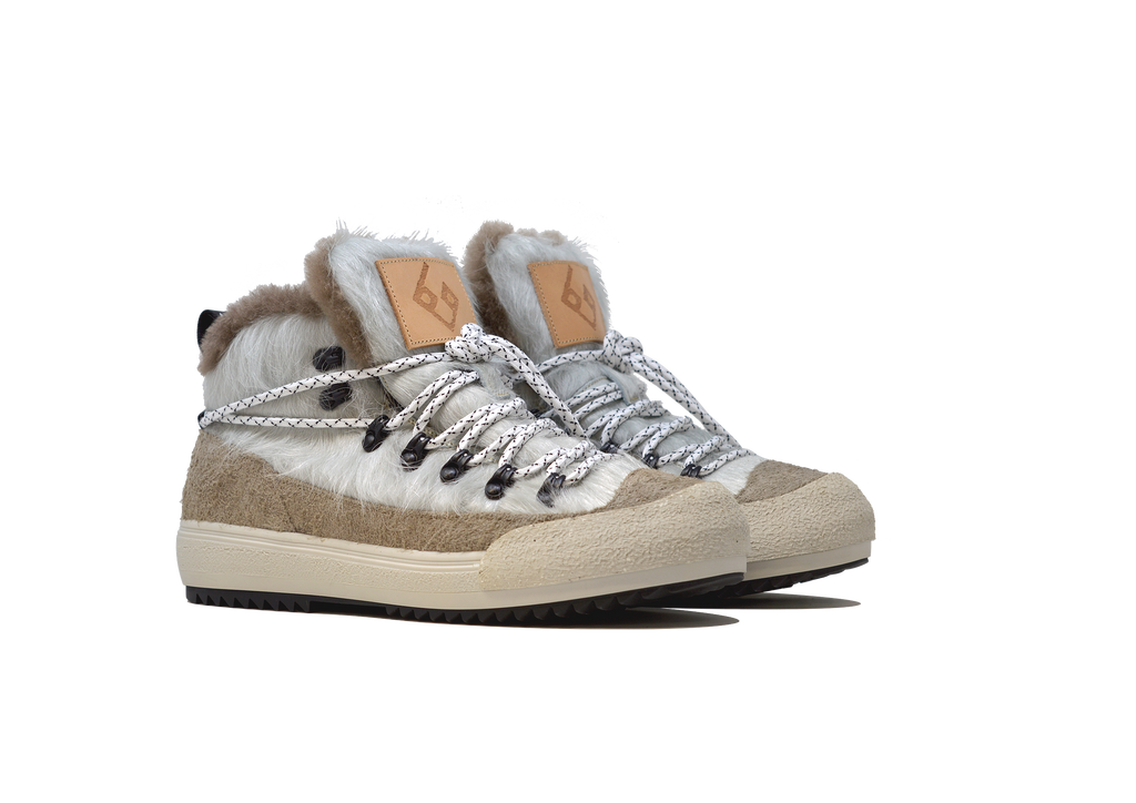 "LA YETI BIANCA" |Donna - Scarpa Artigianale  in Pelle bovina 100% fatto a mano in Italia