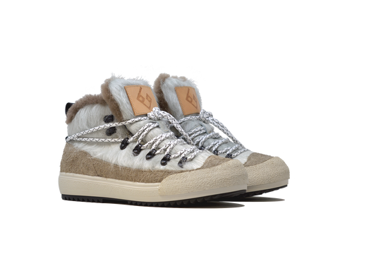 "LA YETI BIANCA" |Women - Handmade Shoe in Cowhide 100% Handmade in Italy