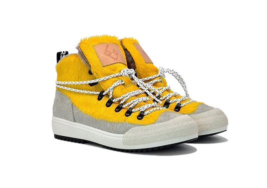 "THE YETI GIALLA" |Women - Handmade Shoe in Cowhide 100% Handmade in Italy