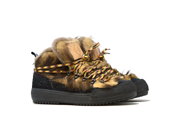"LA YETI MOKA" |Women - Handmade Shoe in Cowhide 100% Handmade in Italy