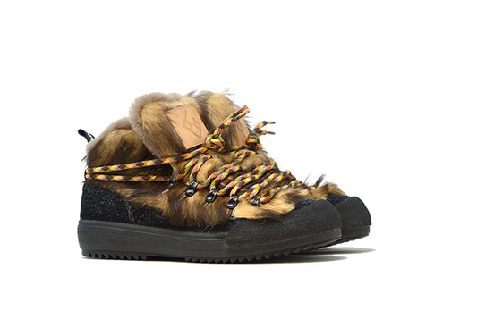 "LA YETI MOKA" |Women - Handmade Shoe in Cowhide 100% Handmade in Italy