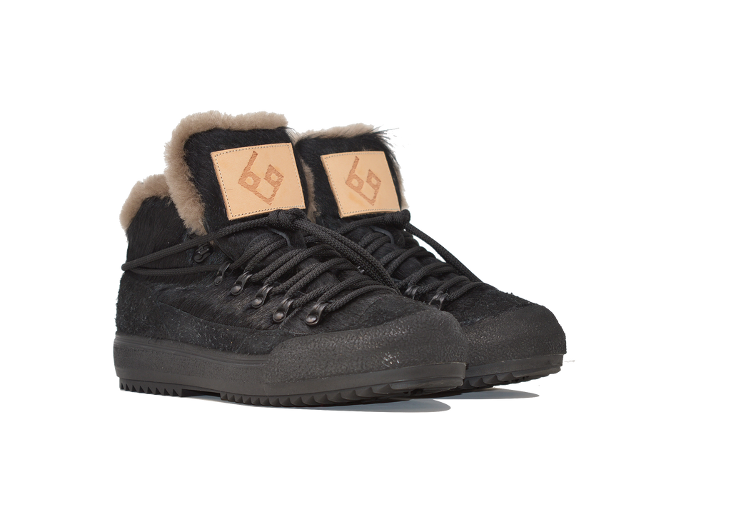 "LA YETI NERA" |Uomo - Scarpa Artigianale  in Pelle bovina 100% fatta a mano in Italia