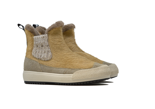 "LA YETI BEATLES BEIGE" |Women - Handmade Shoe in Cowhide 100% Handmade in Italy