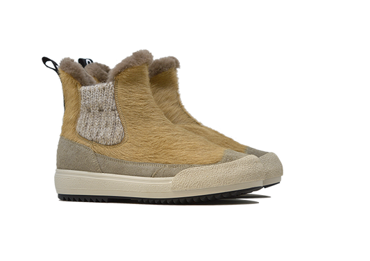 "LA YETI BEATLES BEIGE" |Women - Handmade Shoe in Cowhide 100% Handmade in Italy