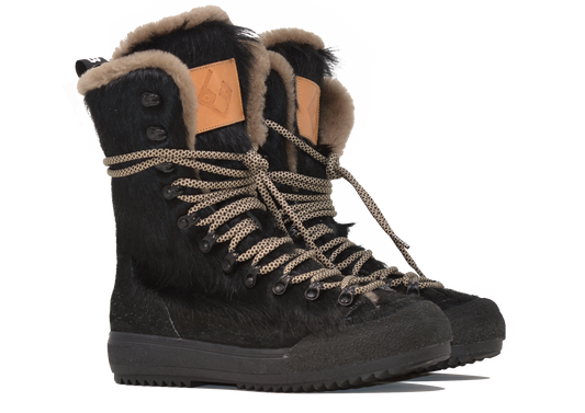 "LA MAMMUT NERA" | Men - Handmade Ankle Boot in 100% Cowhide Leather Handmade in Italy