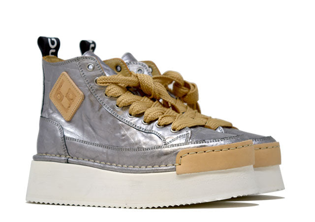 "LA BRILLANTE HIGH PLATFORM" - 100% Handmade Leather Polish Made in Italy