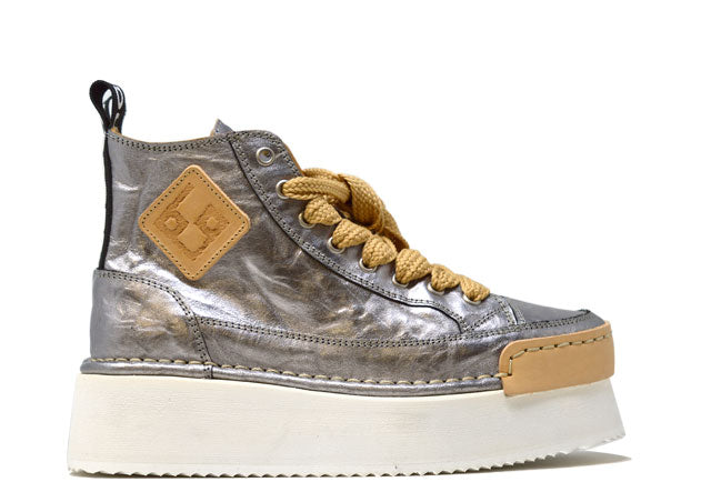 "LA BRILLANTE HIGH PLATFORM" - 100% Handmade Leather Polish Made in Italy