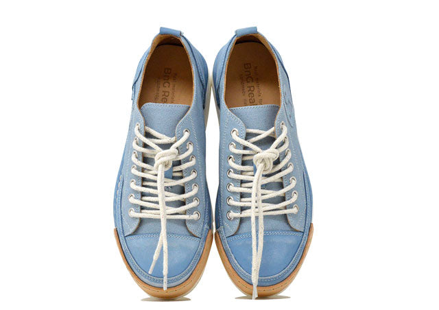 "LA CIELO CANVAS LOW" - Scarpa Artigianale  in Canvas 100% fatta in Italia