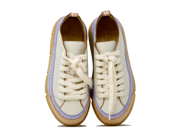 "LA DINAMICA LAVANDA" - Scarpa Artigianale  in Pelle 100% fatta in Italia