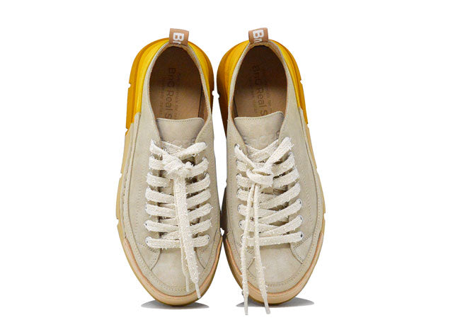 "LA DINAMICA SFUMATA GIALLA" - Scarpa Artigianale  in Pelle 100% fatta in Italia