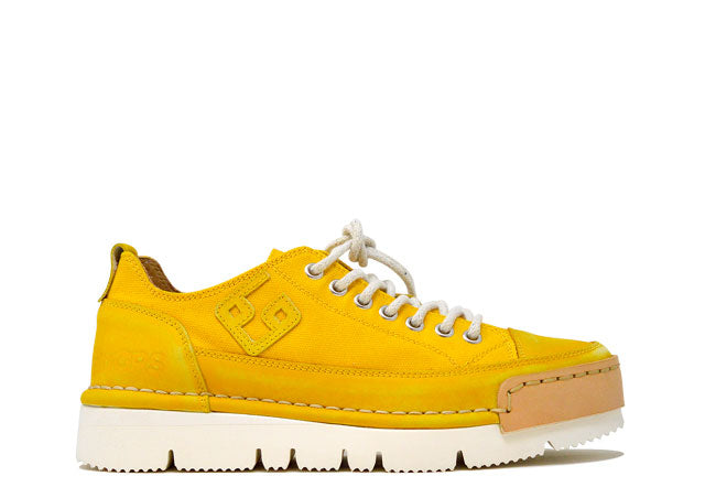 "LA GIRASOLE CANVAS LOW" - Scarpa Artigianale  in Canvas 100% fatta in Italia