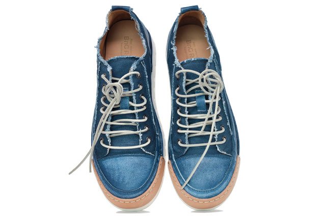 "LA JEANS CANVAS" - Scarpa Artigianale  in Canvas 100% fatta in Italia