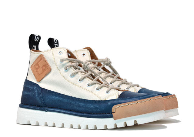 "LA JEANS CANVAS HIGH" - Polacco Artigianale  in Canvas 100% fatto in Italia