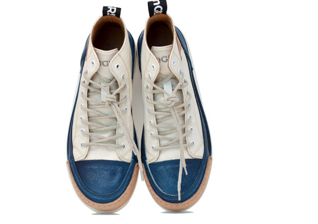 "LA JEANS CANVAS HIGH" - Polacco Artigianale  in Canvas 100% fatto in Italia