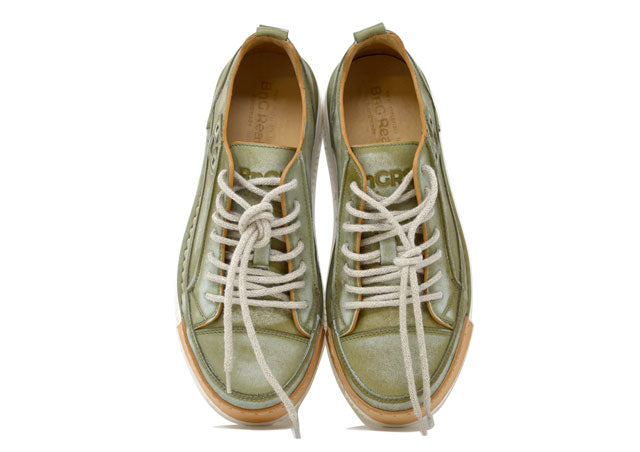 Model "LAKIWI" - Handmade Shoe in 100% Leather Made in Italy