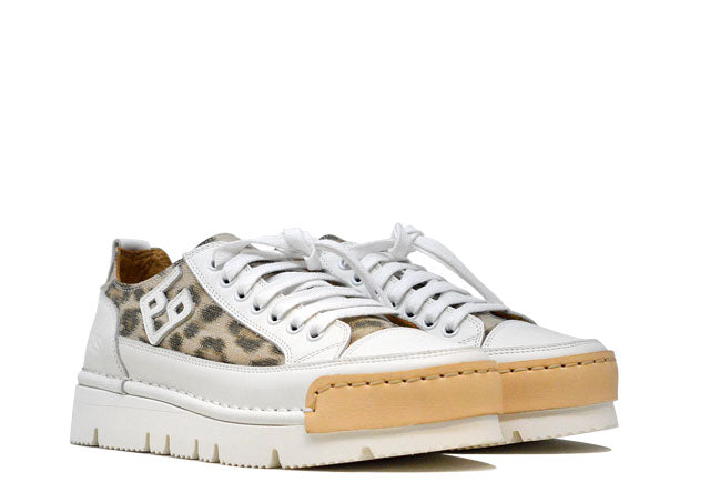 "LA LEO LOW" - Scarpa Artigianale  in Canvas 100% fatta in Italia
