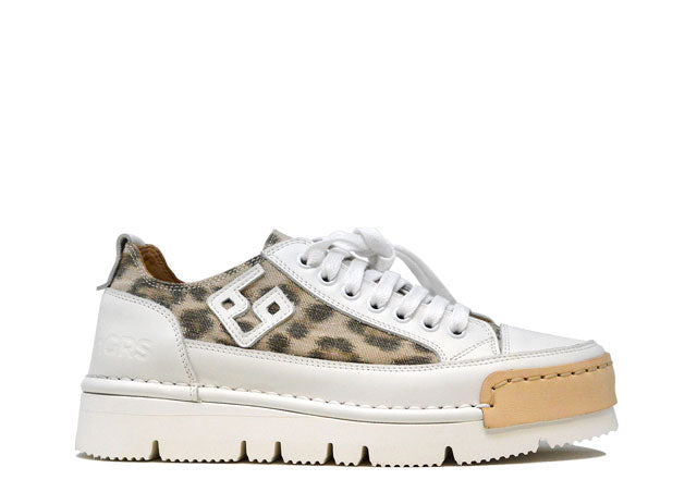 "LA LEO LOW" - Scarpa Artigianale  in Canvas 100% fatta in Italia