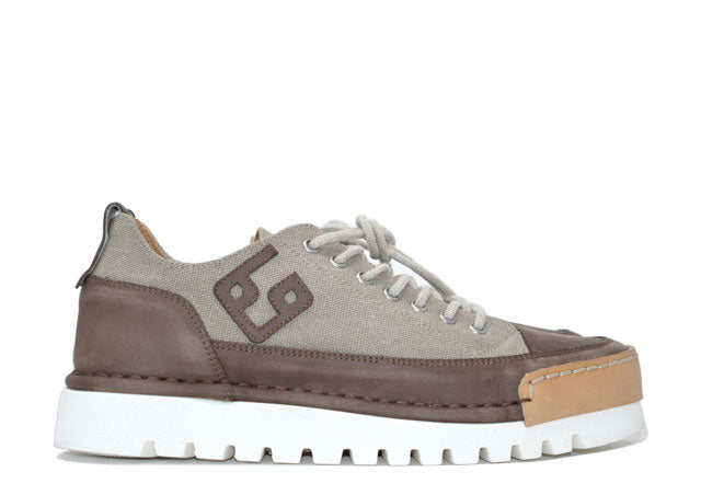 "LA MOKA CANVAS" - Scarpa Artigianale  in Canvas 100% fatta in Italia