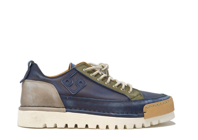 "LA PATCH JEANS" - 100% Handmade Leather Shoe Made in Italy