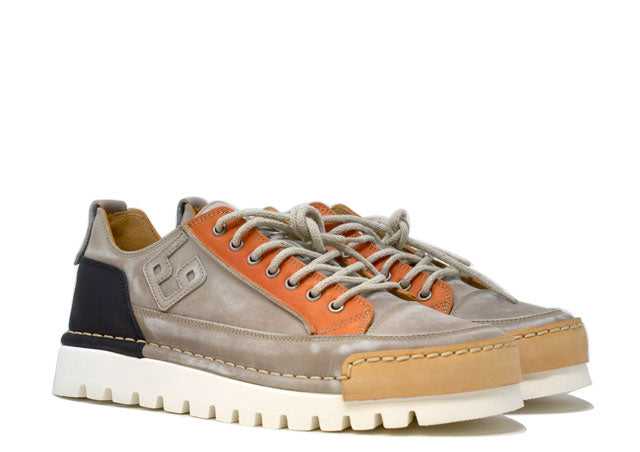 "LA PATCH TORTORA" - Scarpa Artigianale  in Pelle 100% fatta in Italia