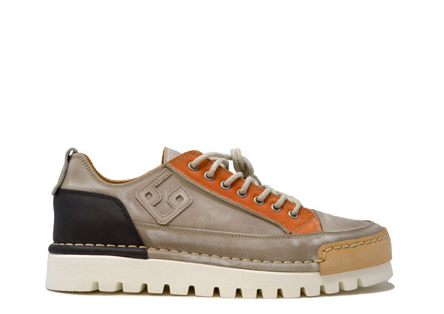 "LA PATCH TORTORA" - Scarpa Artigianale  in Pelle 100% fatta in Italia