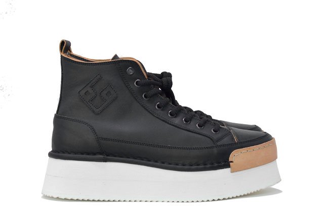 "LA PRIMA HIGH ZEPPA" - 100% Handmade Leather Polish Made in Italy